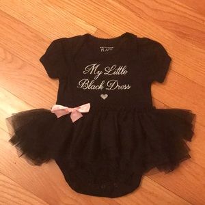 Children’s Place “My Little Black Dress” onesie.